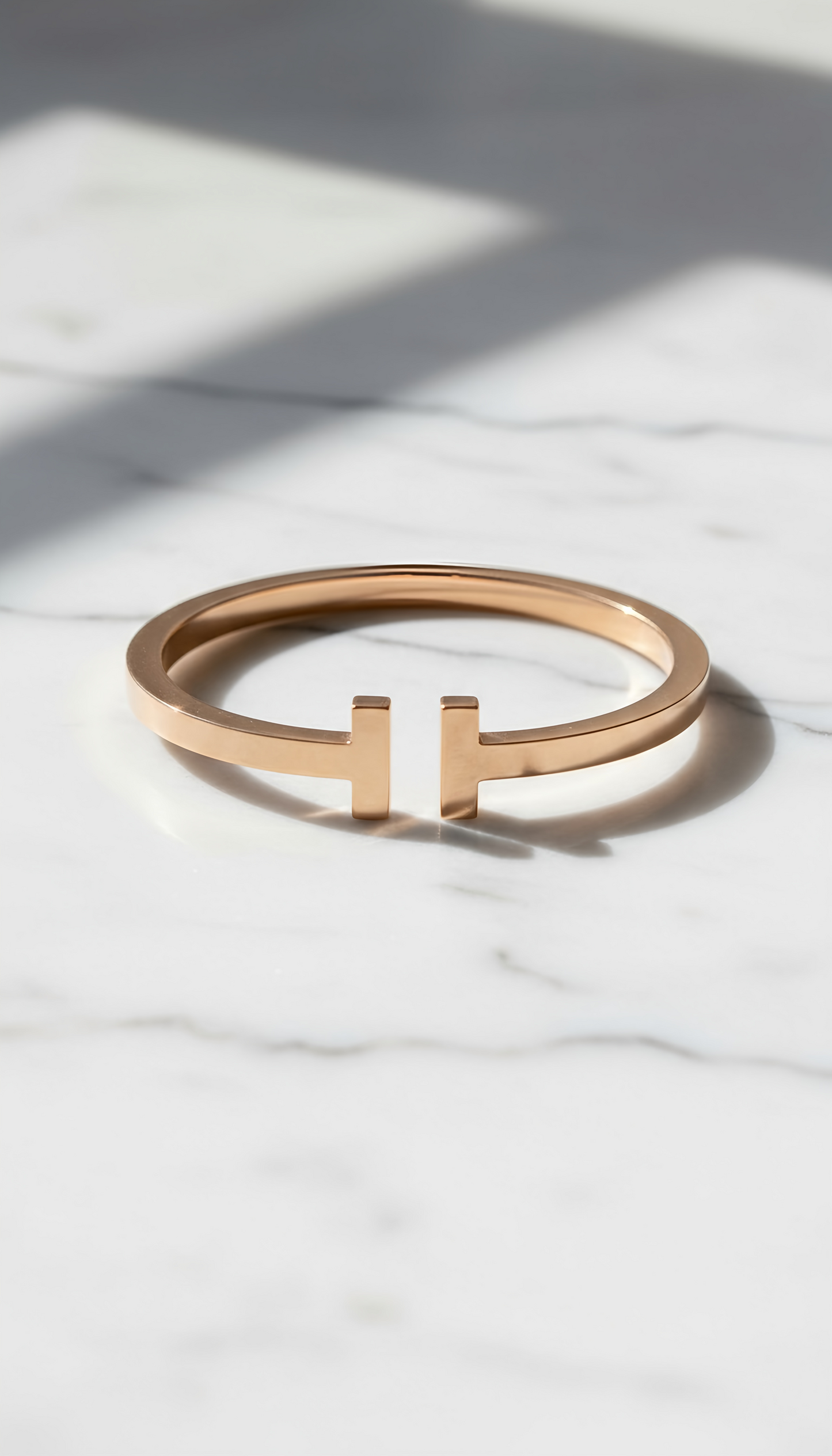 Tiffany T Bracelet - Minimalist Silver, Gold and Rose Gold Bracelet